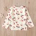 Christmas Children boys and girls Santa Claus pattern long sleeve T-shirt top children's clothing ins_viptrois.com
