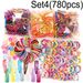 Children's Accessories Hairpin Rubber Band Combination Set 780 PCS European And American Creative Simple Headdress Set_viptrois.com