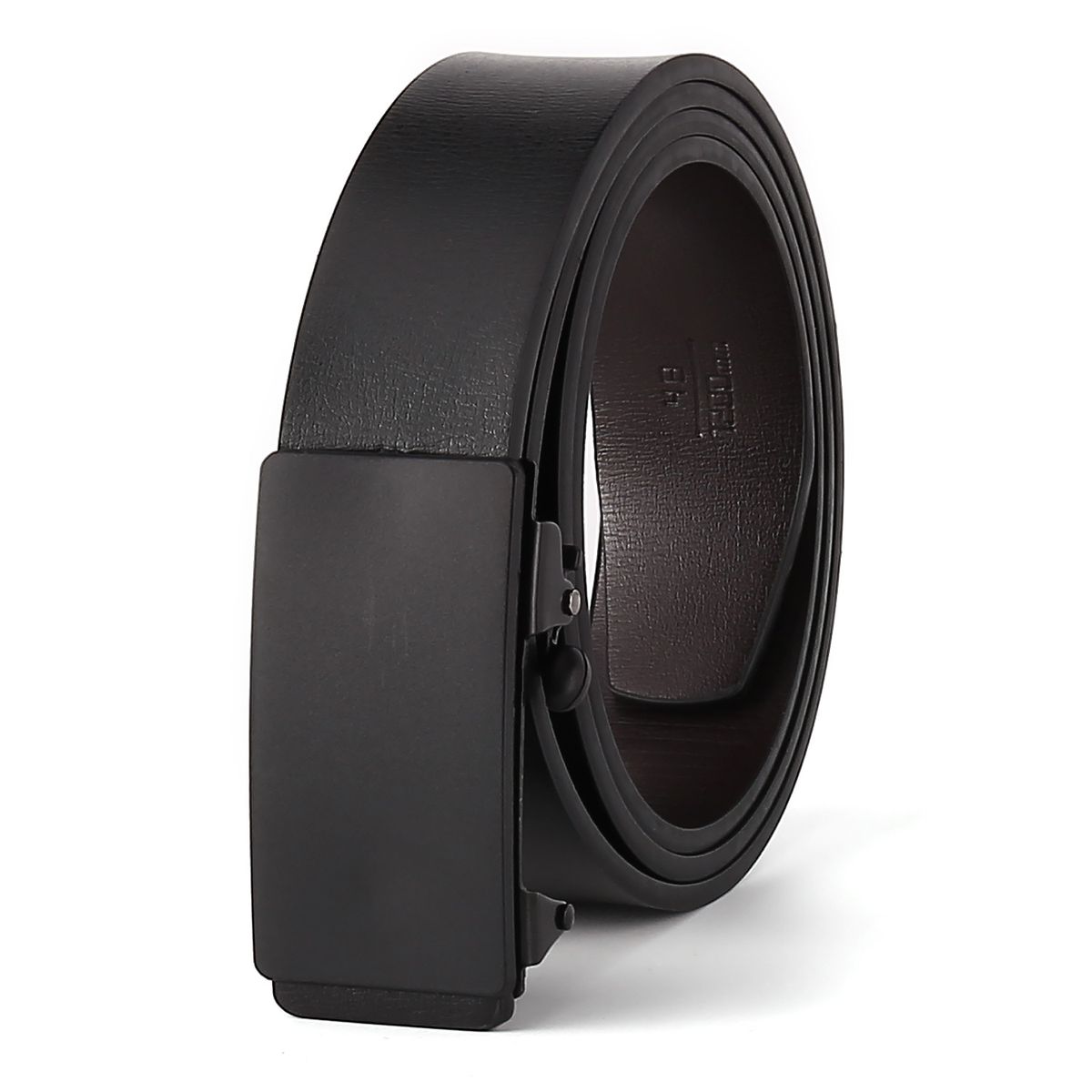 exclusive toothless automatic buckle belt fashionable and versatile trendy men's belt youth business casual belt_viptrois.com