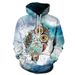 2024 Men's Casual Children's Sweatshirt 3D Printed Hoodie Animal Owl_viptrois.com