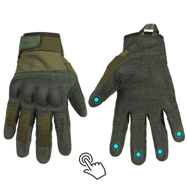 Tactical gloves Combat shooting CS soft shell shock absorption anti-slip anti-wear mountaineering cross-country cycling gloves_viptrois.com