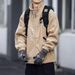 Streetwear Fleece Jacket – Stand Collar Zip-Up Unisex Outerwear (M-3XL, Windproof & Anti-Pilling Polyester, Badge Detail For Urban Styling)_viptrois.com