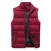 Men's Stand Collar Vest – Lightweight Quilted Sleeveless Jacket, Slim Fit With Zip Pockets (M-8XL) Layering Essential For Casual & Streetwear_viptrois.com