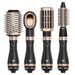 Hair Brush, 4-in-1 Blow Dryer & Hot Air Straightening, Drying, And Curling, Oval Brush With Adjustable Temperature_viptrois.com