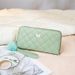 Vintage Long Wallet With Butterfly Hardware & Quilted Design - Elegant Chanel-Inspired Coin Purse With Pompom Charm & Multi-Card Slots_viptrois.com