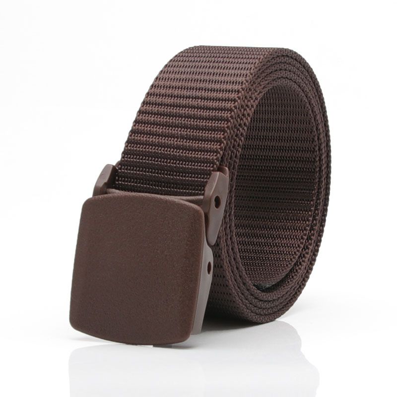 Men's Belts plastic buckle hypoallergenic nylon quick-drying belt lightweight outdoor sports and leisure unisex_viptrois.com