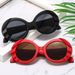 Men's Sunglasses Personality Pattern Round Sunglasses Large Frame Contrast Leopard Print Sunglasses Fashion Sunglasses For Women_viptrois.com