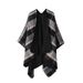 Women's Scarves New Plaid Ethnic Style Shawl Tibet Lijiang Travel Cape Woven Cashmere Knitted Warm Scarf_viptrois.com