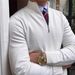 Men's Clothing Stand Collar Zipper Knitted Long Sleeve Sweater Slim Pullover Bottoming Sweater Outer Wear_viptrois.com