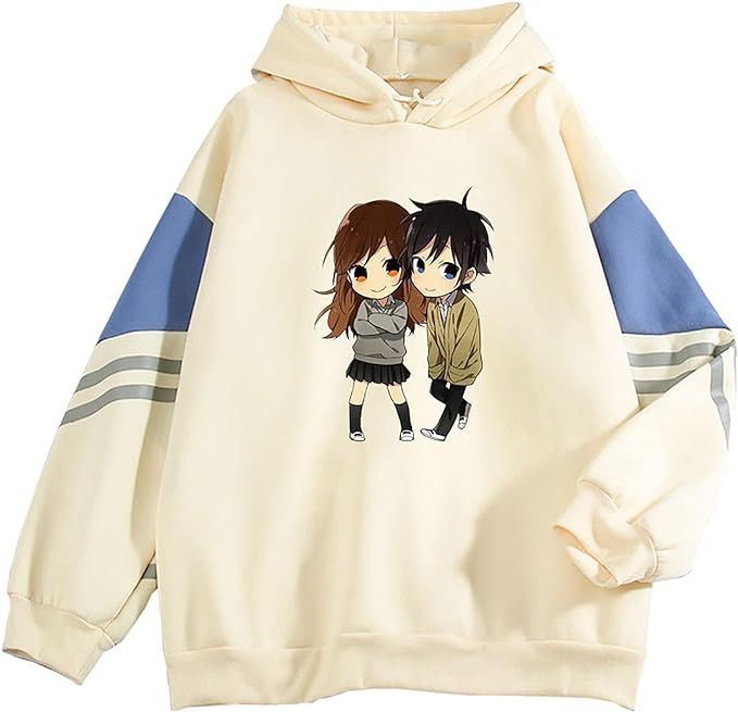 Autumn Winter New Hoodie Loose Plus Size Fleece Thickened Top Color-Block Sweatshirt 0122_viptrois.com