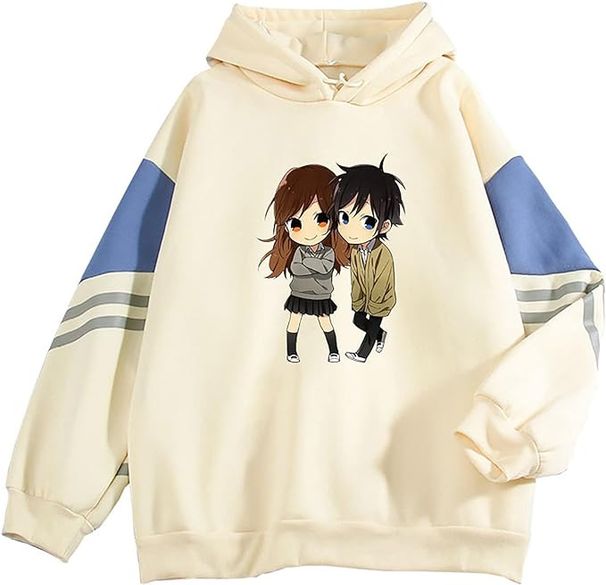 Autumn Winter New Hoodie Loose Plus Size Fleece Thickened Top Color-Block Sweatshirt 0122_viptrois.com
