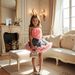 New Flower Sling Pink Cake Princess Dress Birthday Dress Children TUTU Skirt Now_viptrois.com