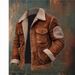 Autumn Winter 2025 Men's Coat Jacket Lamb Wool Turn-down Collar Zipper Business Casual_viptrois.com