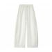 Summer Men's Thin Wide Leg Pants Fashionable Casual Style Tencel Cotton Linen Blend Old Money Look Simple Relaxed Fit Curved Design_viptrois.com