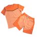 Men's Summer Two Piece Suit High End Sports Casual Short Sleeved Set Cotton Fashionable_viptrois.com