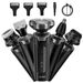 SEJOY 5in 1 Electric Rotary Shaver Beard Nose Hair Trimmer Wet Dry Razor For Men_viptrois.com