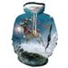 Loom European And American Long Sleeve Trendy For Men Christmas Pullover Double Layer Sweatshirt Sports Casual Set With_viptrois.com