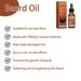 EAST MOON men's beard gloss smooth fiber root care moisturizing essence oil_viptrois.com