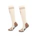 Professional muscle sports yoga socks women's summer thin long tube Pilates silicone non slip pressure slimming calf socks_viptrois.com