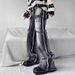 2025 American Lumberjack Jeans Men's Vibe Niche Design Raw Edge Loose Straight Casual Mopping Trousers Men_viptrois.com