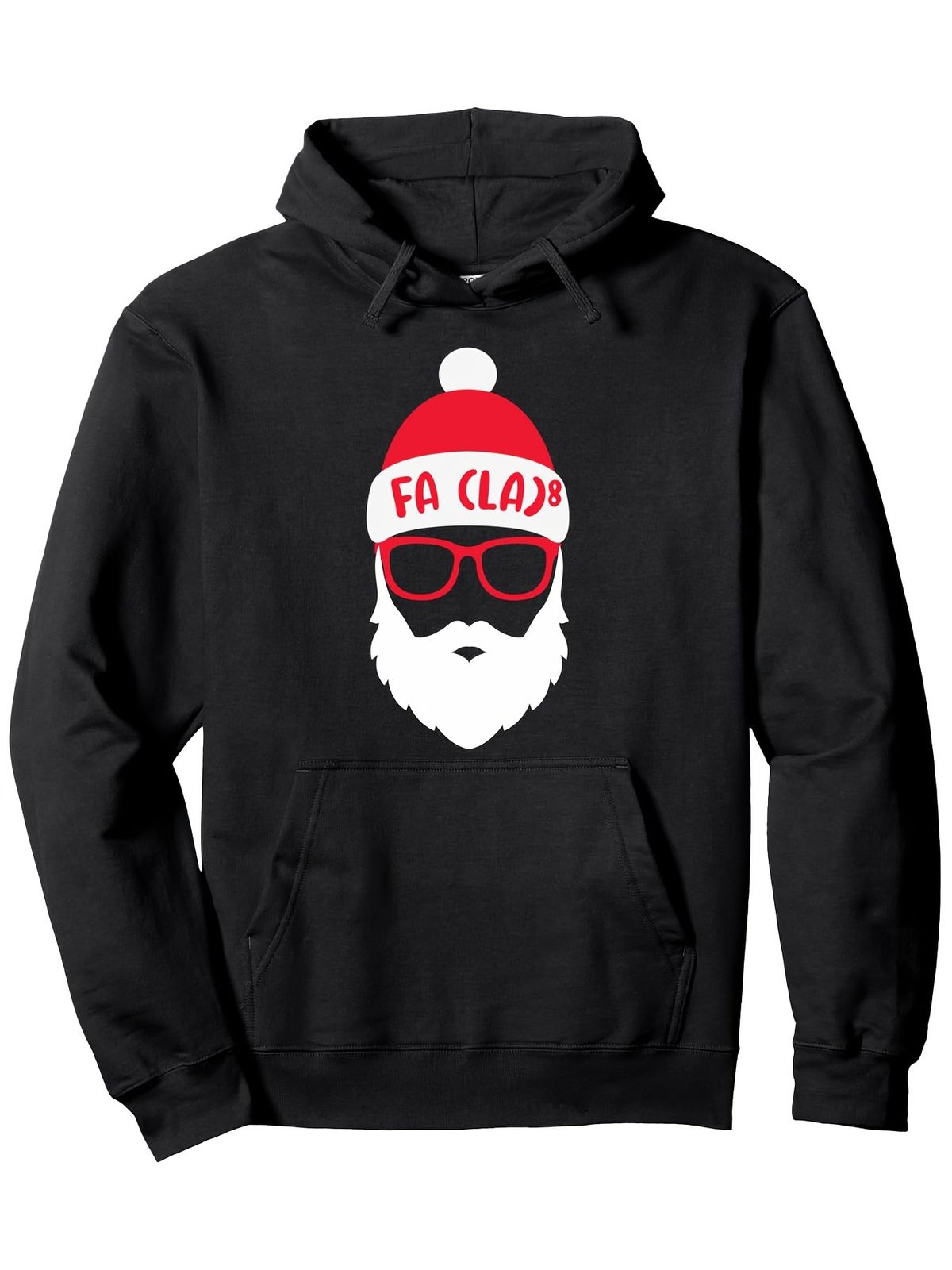 FA (LA)8 Funny Christmas Santa Fa La Math Pullover Hoodie_viptrois.com