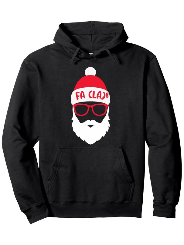 FA (LA)8 Funny Christmas Santa Fa La Math Pullover Hoodie_viptrois.com