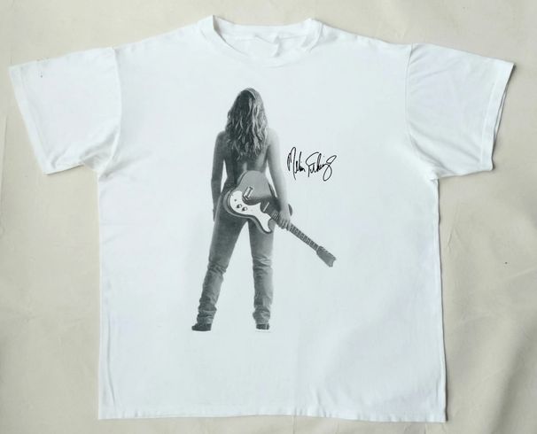 Melissa Etheridge Signature T-Shirt Mens Womens Tees Top Tops Tee White Unisex Size S-4XL_viptrois.com