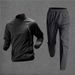 Men's Clothing training suit quick drying clothes long sleeve autumn and winter sports student cycling sports shirt top running jacket sports suit_viptrois.com