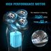 SEJOY 5 In 1 Electric Shaver Beard Trimmer Mens Grooming Kit Dry & Wet Razor_viptrois.com