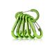 6pcs Mountaineering Buckle, Steel Small Carabiner Clips, Fishing Climbing Acessories, Outdoor Camping Multi Tool_viptrois.com