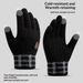 Pulse Touchscreen Men's Large Cold-Proof Winter Fleece-Lined Thickened Warm Cycling Knitted Fleece Outdoor Gloves_viptrois.com
