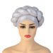 Fashionable and Exaggerated New Beauty Bar Hot Diamond Thick Braided Headband Muslim Hat_viptrois.com