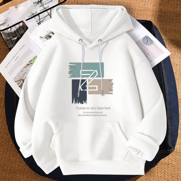 Men's Clothing Thick Hooded Sweatshirt For Men And Women Ins Trendy Loose Campus Style Jacket For Spring And Autumn_viptrois.com