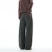 Men's Clothing & Archer0603 & Autumn/Winter New American High Street Trendy Brand Curved Blade Jeans Embroidered Flower Wide Leg Cargo Pants For Men_viptrois.com