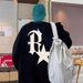 Hong Kong Style Retro Sweater Men's Spring And Autumn Couple American Heavy High Street Ins Tide Loose Velvet Thickened Winter Clothing_viptrois.com