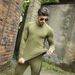 Men's Clothing outdoor tactical fleece thermal underwear set quick drying cycling fitness tight functional underwear sports suit_viptrois.com