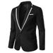 CT Color-Block Men's Slim Fit Non-Iron Casual Blazer Jacket_viptrois.com