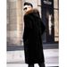 Men's Clothing Men's Winter Fur Coat, Hooded Long Imitation Mink Fur Loose Casual Warm Fur Coat_viptrois.com