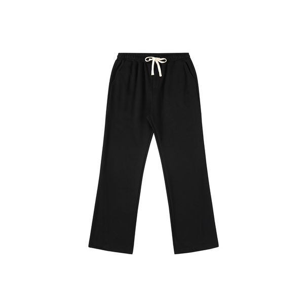 Men's Clothing Cut Snowflake Gray Terry Version Anti Pilling Drape Cut Scimitar Sweatpants Trousers_viptrois.com