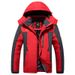 Men's Clothing Sports Outdoor Men's Fleece-lined Thickened Single-layer Rush Clothes Winter Warm Large Size Cotton-padded Soft Mountaineering Suit_viptrois.com