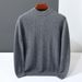 Nordmann Winter Double Thickened Baby Cashmere Sweater Men Half Turtleneck Pullover Loose Wool Knitted Base Shirt_viptrois.com