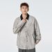 Men's Clothing Washed Work Jacket Color Blocked Vintage Washed Work Jacket – Distressed Cotton Overshirt With Contrast Collar For Urban Explorers_viptrois.com