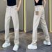 Fanshiqi Autumn Winter New High-end Elegant Business Casual Slim Fit Versatile Long Pants Men's Trousers_viptrois.com