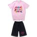 Men's Clothing Casual Short-Sleeved Shorts Suit Manana Sera Bonito Letter Print T-Shirt Suit_viptrois.com