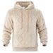 Autumn And Winter Casual Men's High Street Jacquard Double-sided Fleece Hooded Sports Trendy Pullover Sweatshirt Jacket_viptrois.com