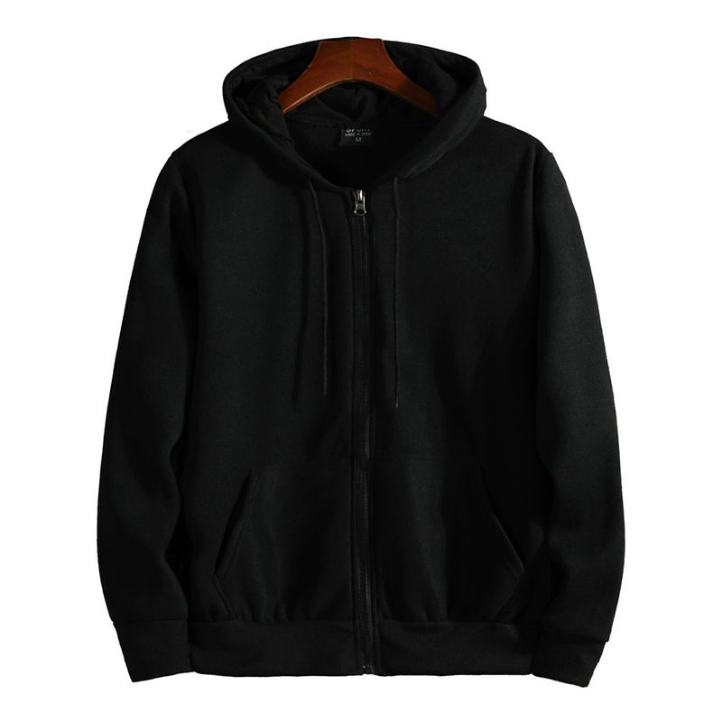 Zipper Hoodies Autumn Winter Men's New Long Sleeve Hooded Sweatshirt Fashion Casual Male Outfit Sportwear Loose Fit Clothes_viptrois.com