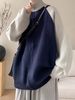 Loom Arctic Velvet Color-Block Cardigan Men, Heavyweight Turtleneck Sweater Autumn And Winter, Korean Style Loose Knitted_viptrois.com