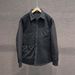 Men's Clothing Spot wholesale new trend men's down jacket early winter lapel wheat ear stitching long sleeve down shirt_viptrois.com