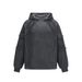 Punk Vintage Deconstructed Patchwork Frayed Hoodie Men's Vibe Trendy Niche Casual Loose Pullover Sweatshirt_viptrois.com