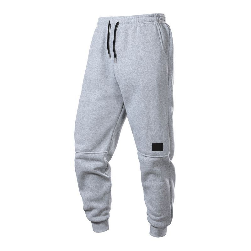Men's Relaxed Fit Jogger Pants - Soft & Breathable Polyester, Elastic Cuffs, Comfortable For Casual & Sports Wear (XS-XXL, Grey/Black/Navy/Dark Grey_viptrois.com